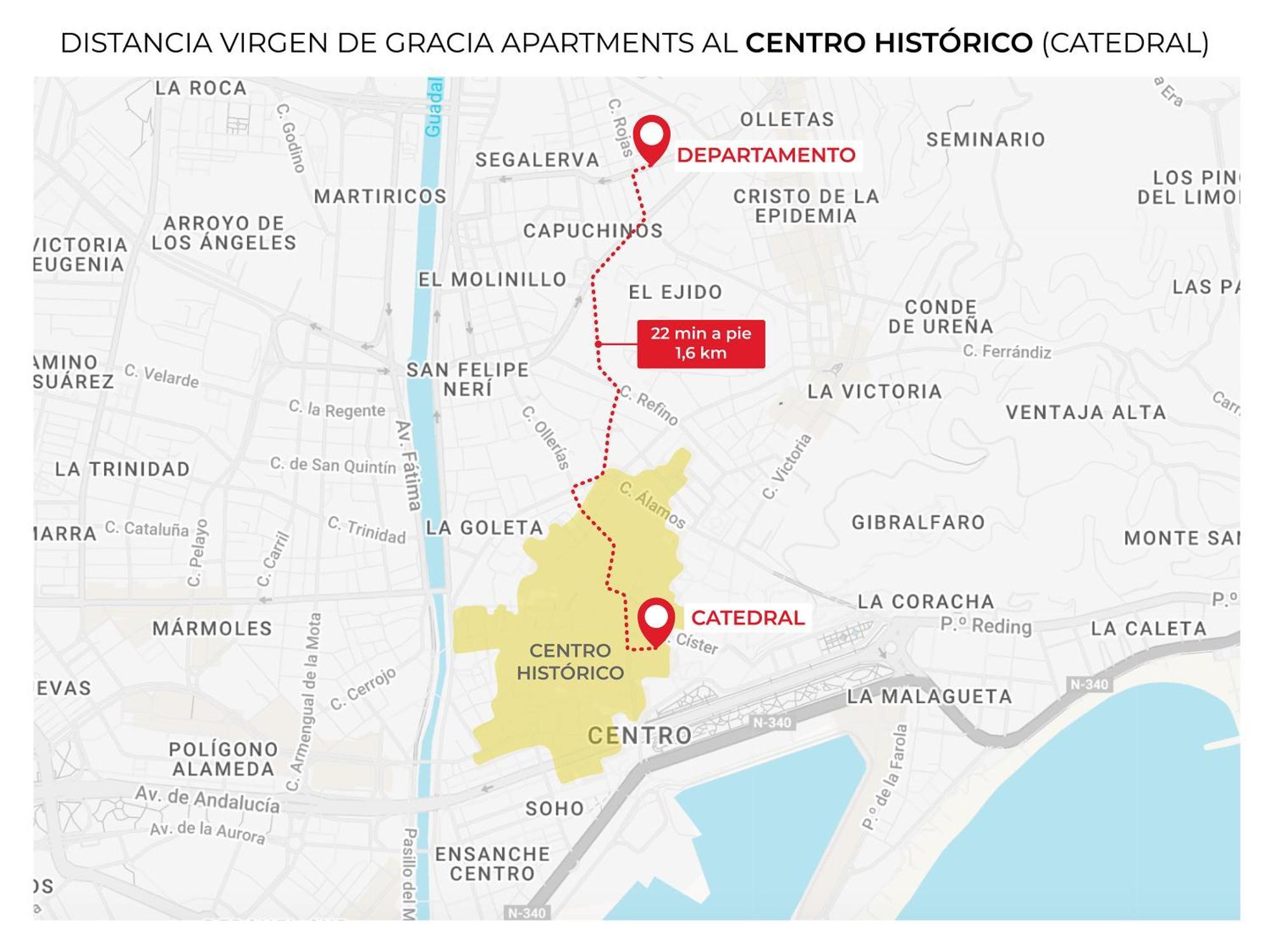 Virgen De Gracia Apartments Малага Экстерьер фото
